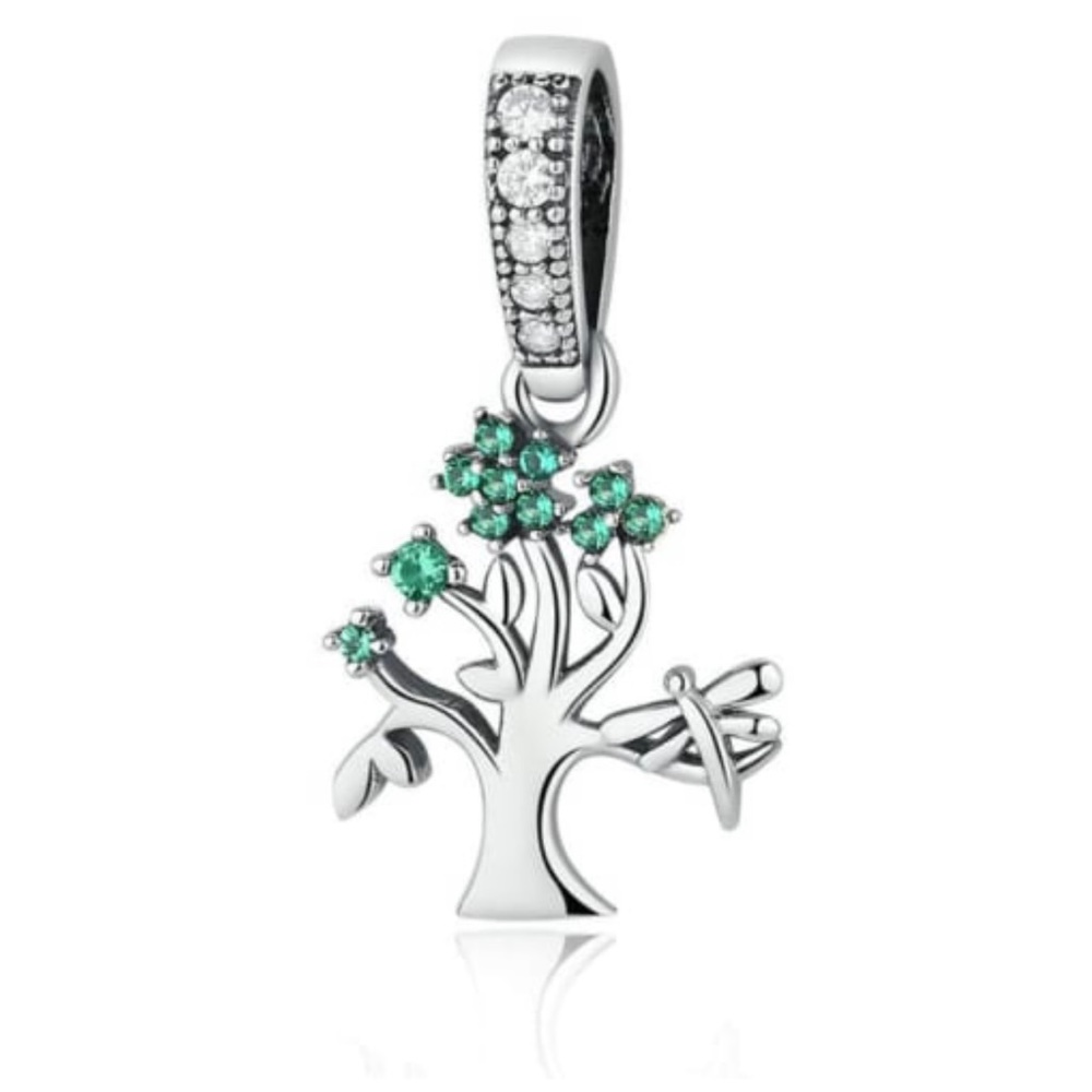 Solid 925 Silver Life Tree Charm - Picture 5 of 5